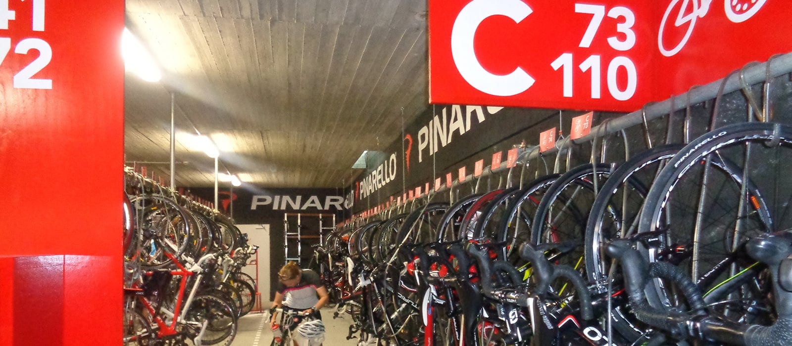 The bike room at Lungomare Bike Hotel